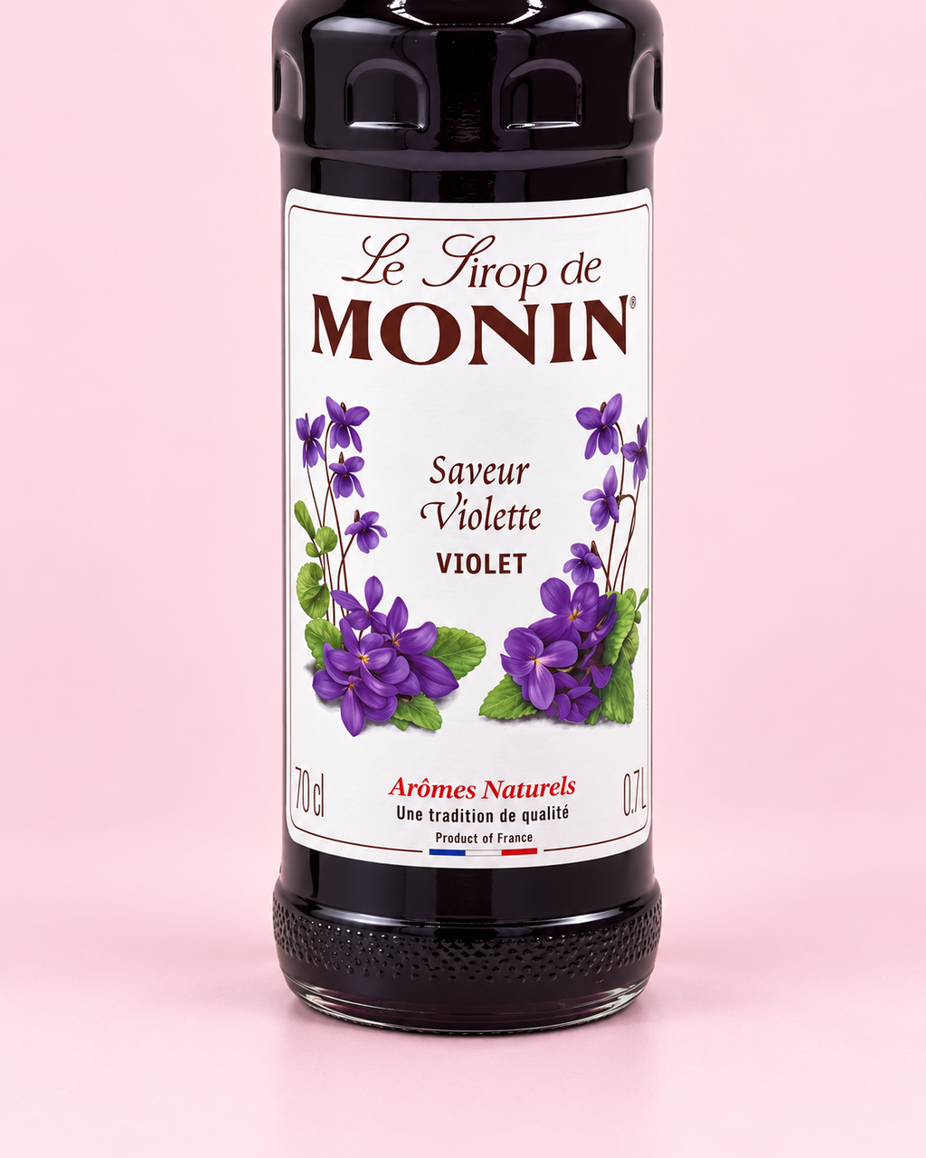 Étiquette du sirop MONIN Violette 70 cl